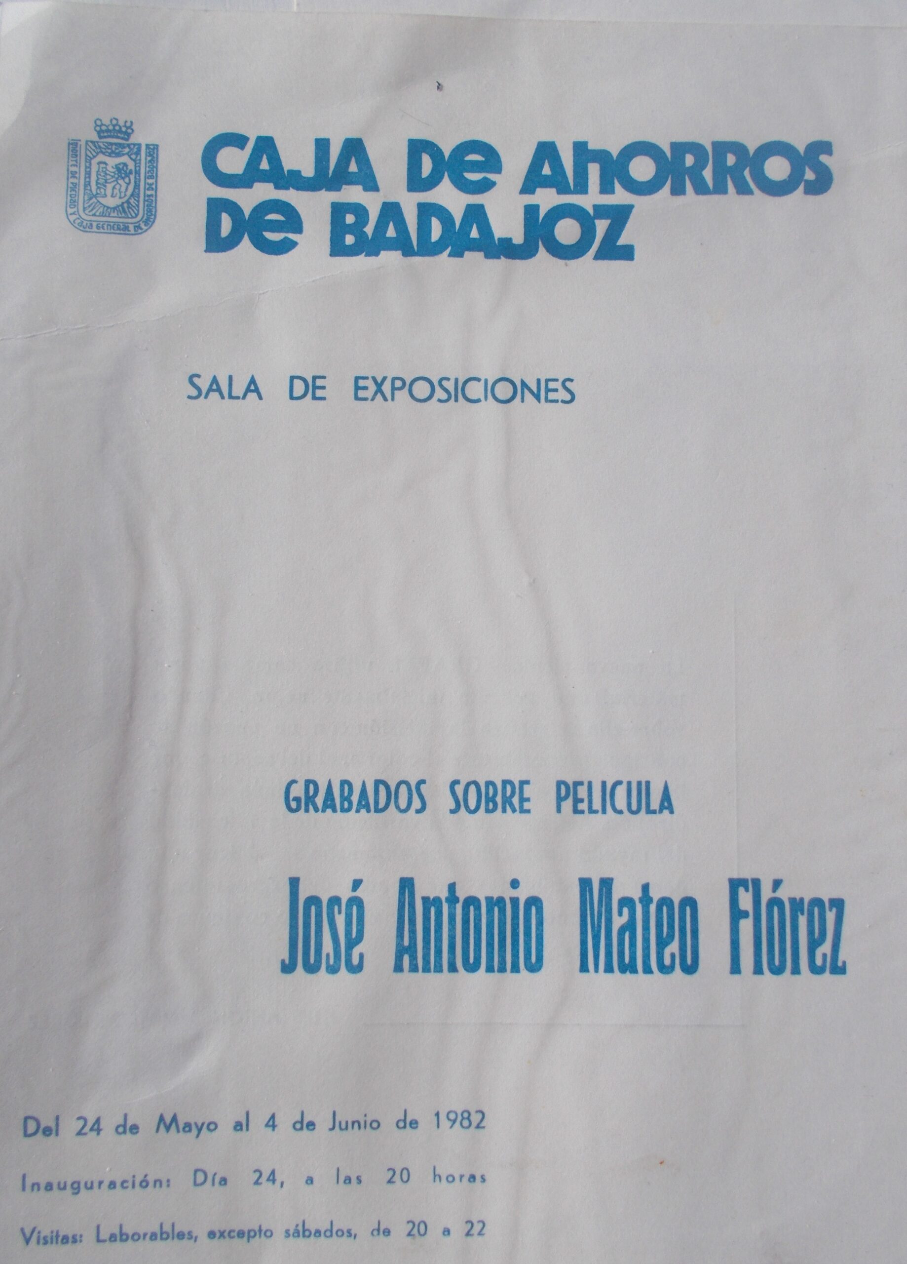 Exposición Badajoz 25-5-82