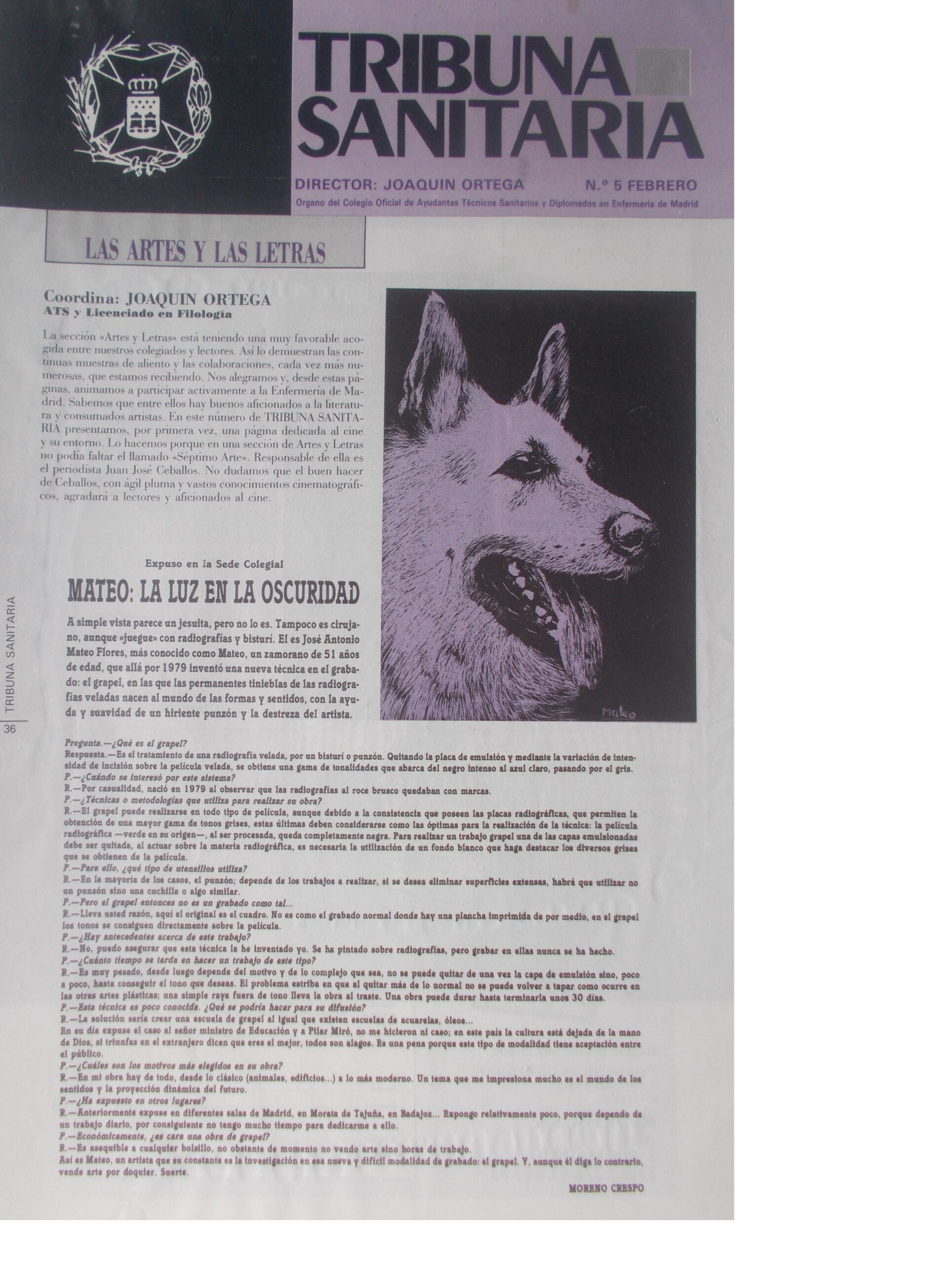 Tribuna Sanitaria Grapel de Mateo